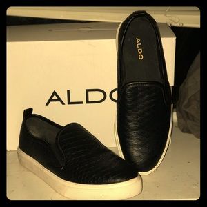 Jille black aldo slip on sneakers 👟